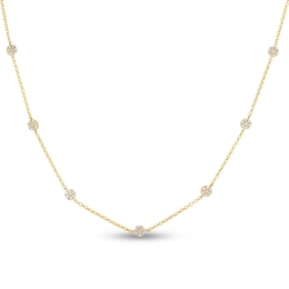 Le Vian Diamond Pendant Necklace 7/8 ct tw Round 14K Honey Gold
