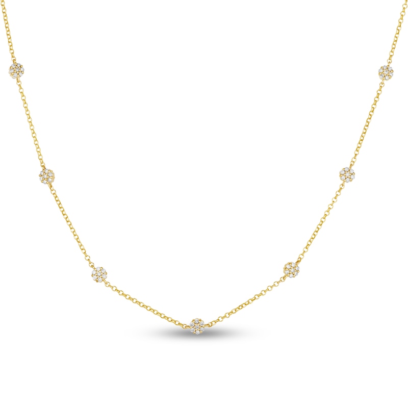 Le Vian Diamond Pendant Necklace 7/8 ct tw Round 14K Honey Gold | Jared