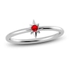 Thumbnail Image 1 of Juliette Maison Natural Ruby Starburst Ring 10K White Gold