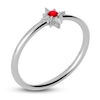 Thumbnail Image 2 of Juliette Maison Natural Ruby Starburst Ring 10K White Gold