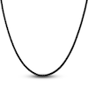 Thumbnail Image 0 of Men's Solid Franco Chain Necklace Black Ion-Plated Stainless Steel 20" 2.5mm