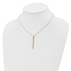 Thumbnail Image 2 of Bar Station Necklace 14K Yellow Gold 16"