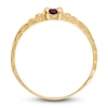 Thumbnail Image 2 of Natural Ruby Birthstone Ring 14K Yellow Gold