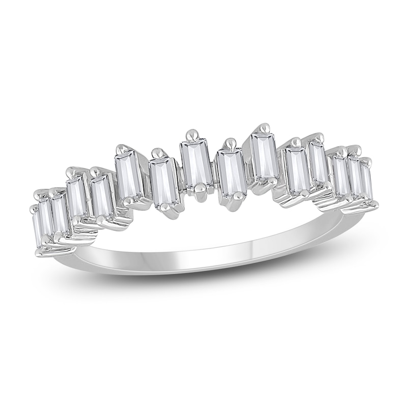 Main Image 1 of Diamond Ring 1/4 ct tw Baguette 14K White Gold