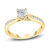 Thumbnail Image 0 of Diamond Engagement Ring 3/8 ct tw Round 14K Yellow Gold