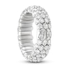Thumbnail Image 3 of ZYDO Diamond Stretch Ring 3-5/8 ct tw Round 18K White Gold