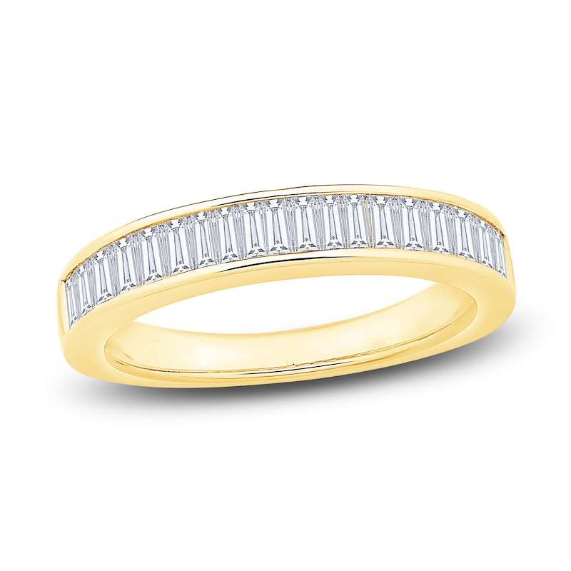 Main Image 1 of Baguette-Cut Diamond Anniversary Ring 1 ct tw 14K Yellow Gold