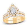 Thumbnail Image 1 of Pear-Shaped Diamond Bridal Set 1 ct tw 14K Yellow Gold