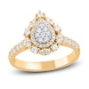 Thumbnail Image 2 of Pear-Shaped Diamond Bridal Set 1 ct tw 14K Yellow Gold