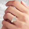 Thumbnail Image 4 of Pear-Shaped Diamond Bridal Set 1 ct tw 14K Yellow Gold