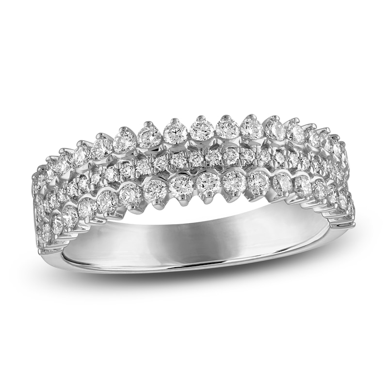 Diamond Multi-Row Anniversary Band 3/4 ct tw 14K Gold