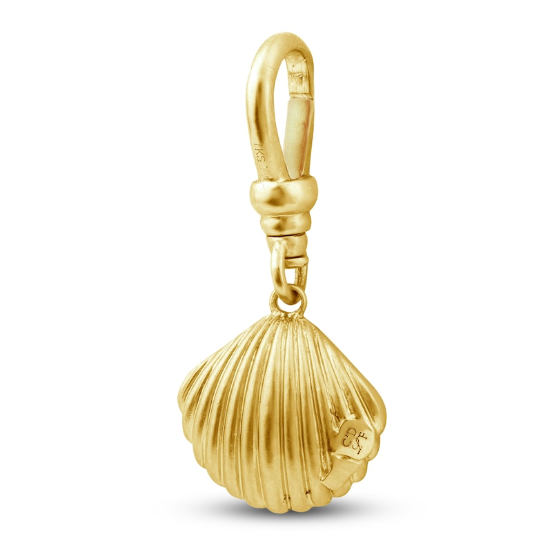 Main Image 2 of Charm'd by Lulu Frost 10K Yellow Gold Birth of Venus Cultured Pearl Charm