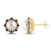 Thumbnail Image 1 of Pnina Tornai Freshwater Cultured Pearl & Black Diamond Earrings 3/4 ct tw 14K Yellow Gold