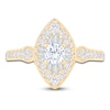 Thumbnail Image 3 of Multi-Diamond Marquise-Shaped Fashion Ring 3/4 ct tw 14K Yellow Gold