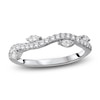 Thumbnail Image 0 of Certified Marquise & Round-Cut Diamond Anniversary Ring 1/3 ct tw 14K White Gold