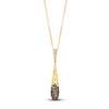 Thumbnail Image 1 of Le Vian Diamond Teardrop Necklace 5/8 ct tw 14K Honey Gold 19&quot;