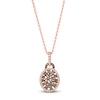 Thumbnail Image 0 of Le Vian Multi-Diamond Oval Necklace 7/8 ct tw 14K Strawberry Gold 19"