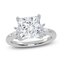 Princess-Cut Created By Jared Studio Lab-Created Diamond Engagement Ring 3-1/6 ct tw 14K White Gold