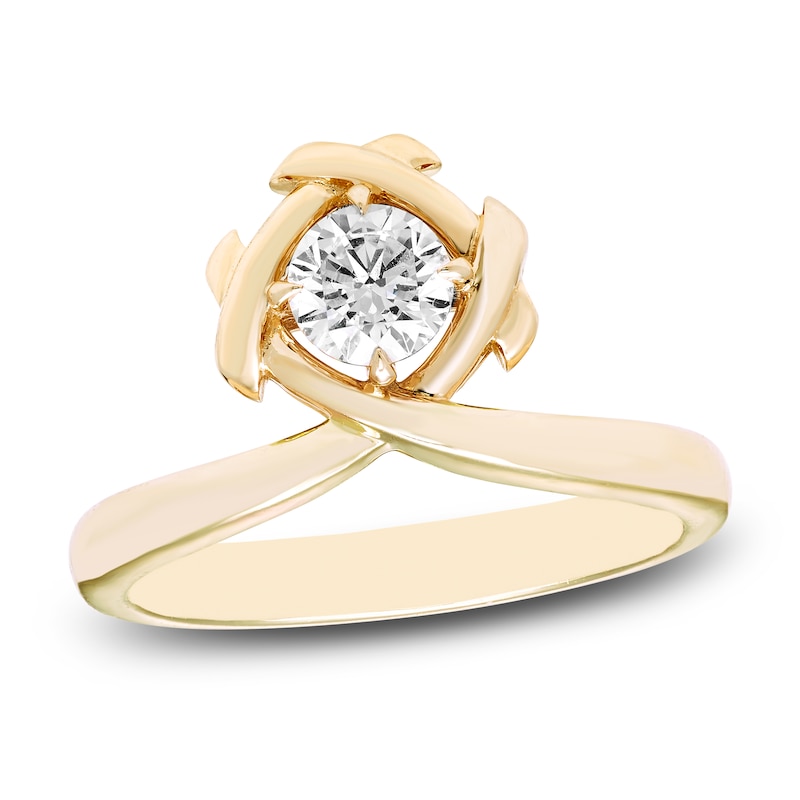 Main Image 1 of Unspoken Diamond Ring 1/2 ct tw 14K Yellow Gold