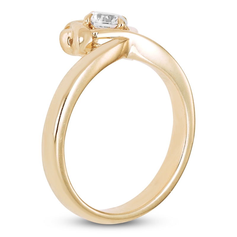 Main Image 2 of Unspoken Diamond Ring 1/2 ct tw 14K Yellow Gold