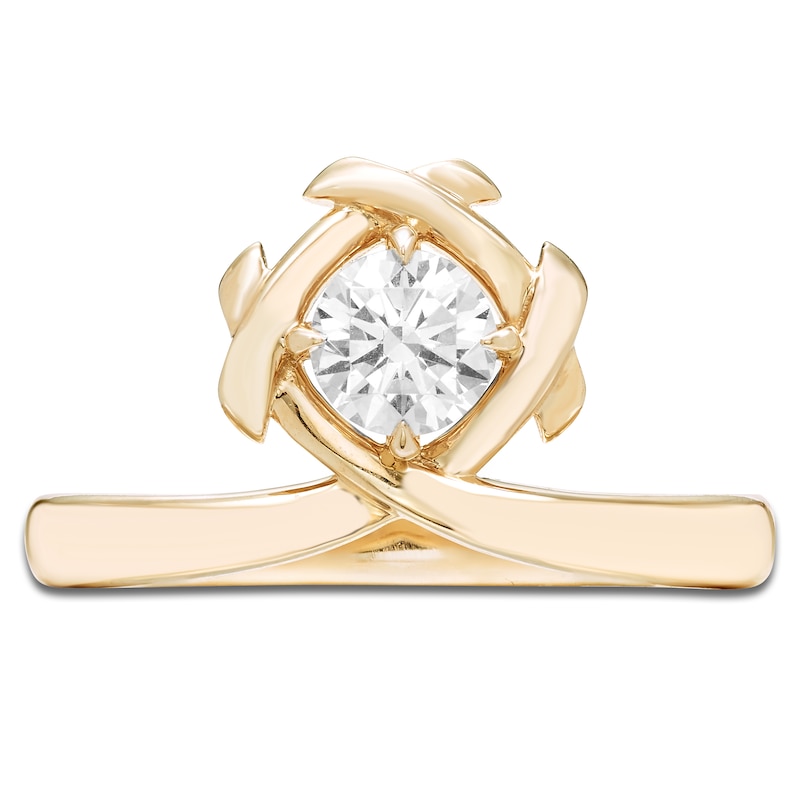 Main Image 3 of Unspoken Diamond Ring 1/2 ct tw 14K Yellow Gold