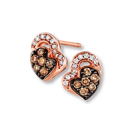 Le Vian Chocolate Diamonds 1/4 ct tw Earrings 14K Gold