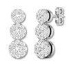 Thumbnail Image 1 of Diamond Earrings 1 Carat tw Round-cut 14K White Gold