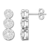 Thumbnail Image 2 of Diamond Earrings 1 Carat tw Round-cut 14K White Gold