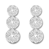 Thumbnail Image 3 of Diamond Earrings 1 Carat tw Round-cut 14K White Gold