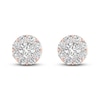 Thumbnail Image 2 of Diamond Stud Earrings 1 1/2 ct tw Round 14K Rose Gold