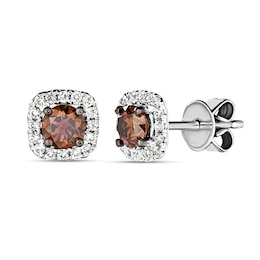 Le Vian Diamond Earrings 5/8 ct tw Round 14K Vanilla Gold