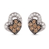 Thumbnail Image 0 of Le Vian Chocolate Diamond Earrings 1/4 ct tw Round 14K Vanilla Gold
