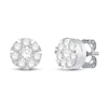 Thumbnail Image 1 of Diamond Stud Earrings 1/2 ct tw Round 10K White Gold