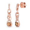 Thumbnail Image 0 of Le Vian Diamond Earrings 1/2 ct tw Round 14K Strawberry Gold