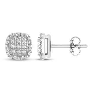 Diamond Stud Earrings 1/10 ct tw Round Sterling Silver | Jared