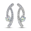 Thumbnail Image 2 of THE LEO First Light Diamond Earrings 3/4 ct tw Round 14K White Gold