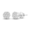 Thumbnail Image 1 of Diamond Earrings 1/3 ct tw Round 14K White Gold