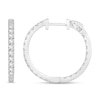 Thumbnail Image 0 of Diamond Hoop Earrings 2 ct tw Round 18K White Gold