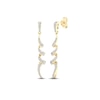 Thumbnail Image 0 of Diamond Dangle Earrings 1/2 ct tw Round 10K Yellow Gold