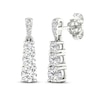 Thumbnail Image 1 of Diamond 3-Stone Earrings 1 ct tw Round 14K White Gold