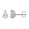 Thumbnail Image 1 of Royal Asscher Diamond Solitaire Stud Earrings 1 ct tw Pear-shaped 14K White Gold (SI2/I)