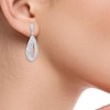 Thumbnail Image 3 of Diamond Dangle Earrings 2 ct tw Round 14K White Gold