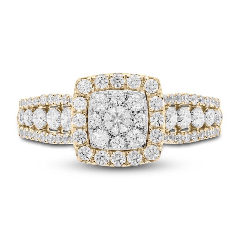 Main Image 3 of Diamond Ring 1 ct tw Round 14K Yellow Gold