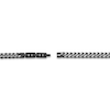 Thumbnail Image 2 of Men's Solid Curb Chain Necklace Black Ion-Plated Stainless Steel 8mm 22"