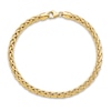 Thumbnail Image 0 of Men's Hollow Wheat Chain Bracelet 14K Yellow Gold 5.0mm 8.5"