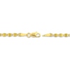 Thumbnail Image 3 of Diamond-Cut Solid Valentino Chain Bracelet 14K Yellow Gold 7.5&quot;