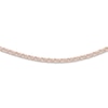 Thumbnail Image 1 of Hollow Rolo Chain Choker Necklace 14K Rose Gold 13"