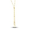 Thumbnail Image 2 of Double Circle Lariat Necklace 14K Yellow Gold 16&quot;