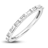 Thumbnail Image 2 of Diamond Anniversary Band 1/3 ct tw Baguette 14K White Gold