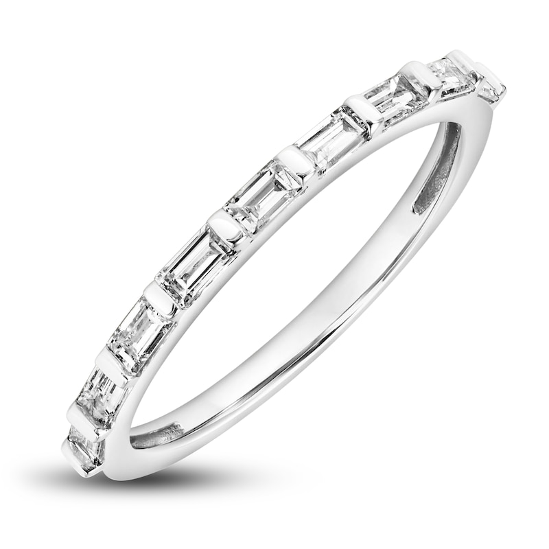 Main Image 2 of Diamond Anniversary Band 1/3 ct tw Baguette 14K White Gold